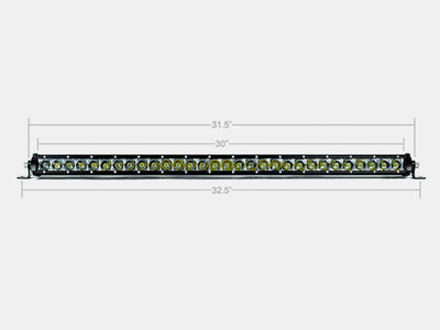 32" Slim Single Row LED Bar - Lolo Overland Outfitting